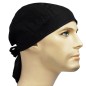 Preview: Headwrap, Kopftuch, Bandana, schwarz, Baumwolle
